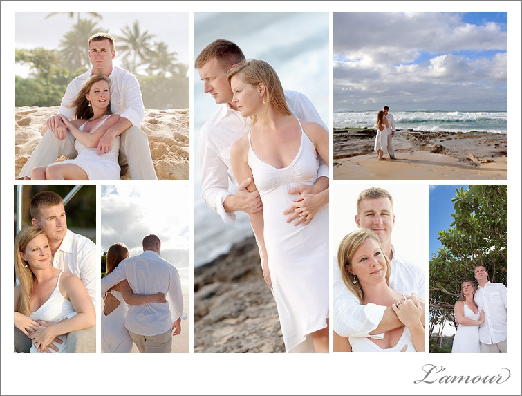 Oahu Engagement Photographer Sunset Beach Ann And Sam L Amour