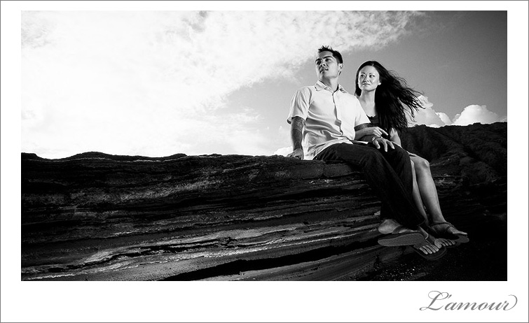 Unique and Creative portrait on Oahu by L'amour photographers in Hawaii