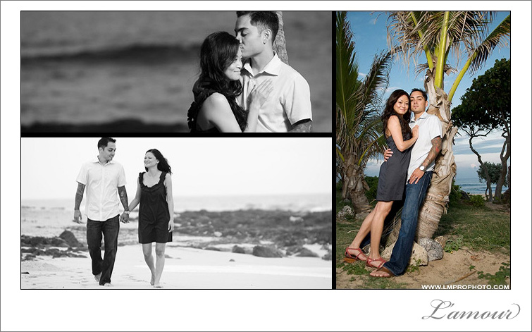Photojournalistic Wedding and Engagament Photgraphy in Hawaii on Oahu by L'amour photography