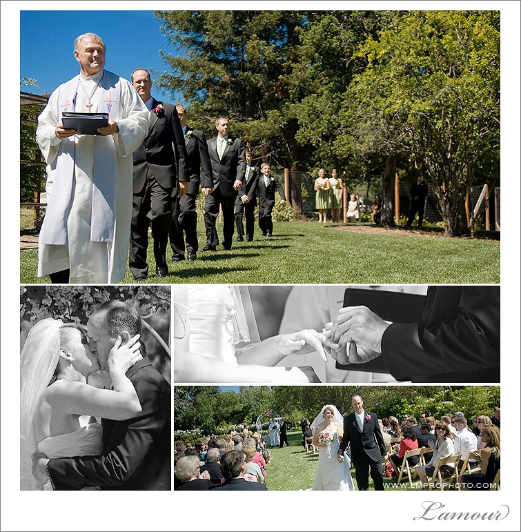 Wedding Ceremony at Northern California Vineyard