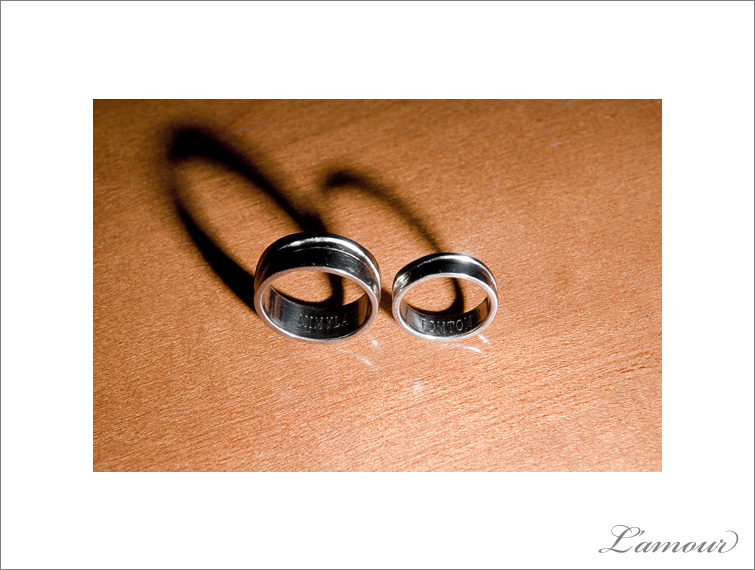 Engraved Wedding Bands for a Destination Wedding in Oahu Hawaii