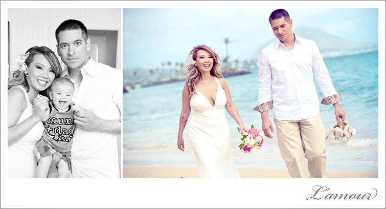 Hawaii Wedding Photography by Lamour Photography based in Oahu