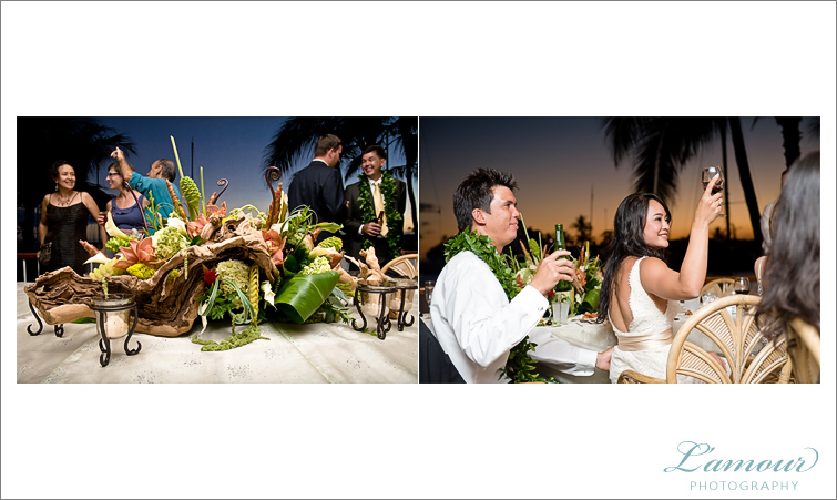 Honolulu Sunset Wedding Photos by Lamour Photography