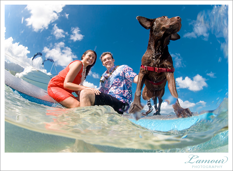 Oahu Wedding Photographer Underwater