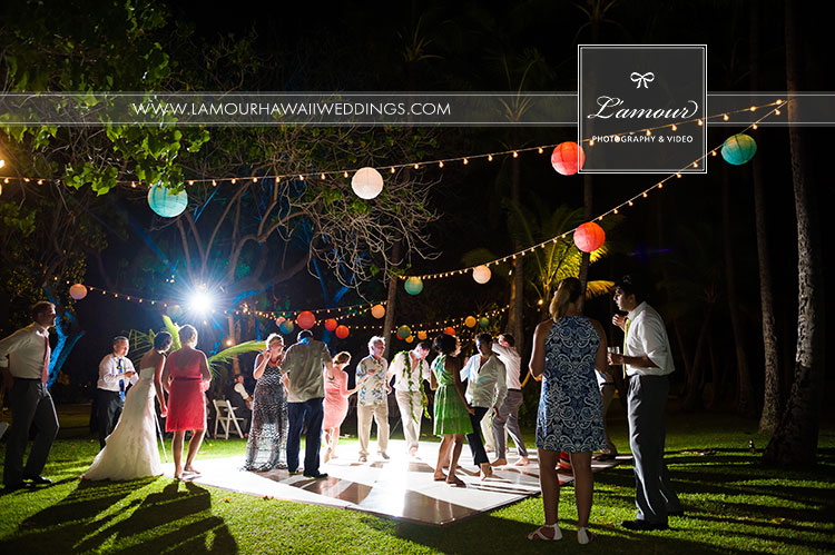 Hawaii wedding at Lanikuhonua by L'amour
