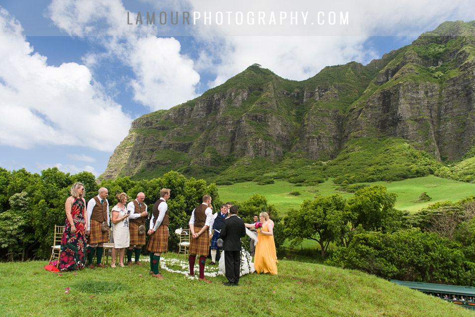 Gorgeous Kualoa Ranch wedding venue in Hawaii where Lost and Jurassic Park were filmed
