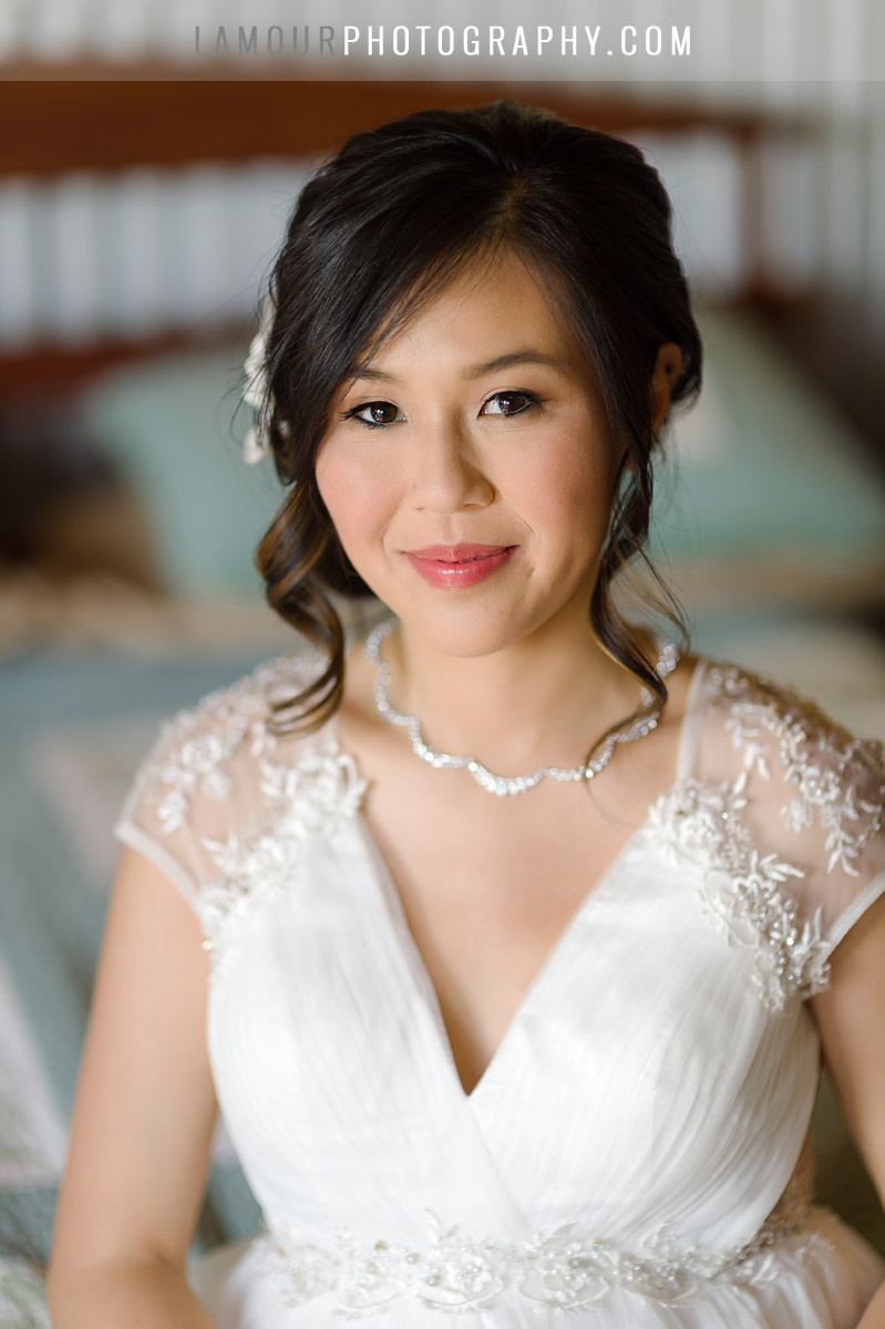 gorgeous bride in maui after hawaii makeup and hair styling